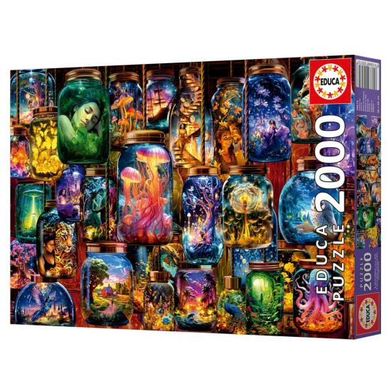 Puzzle Educa Sonhos Em Potes de 2000 peças