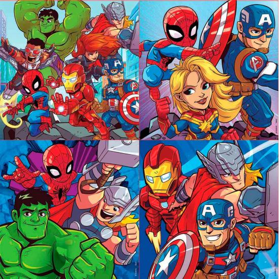 Puzzle progressivo Educa Super Hero Adventures 12+16+20+2