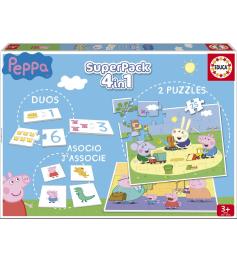 Puzzle Educa SuperPack Peppa Pig 2 x 25 peças