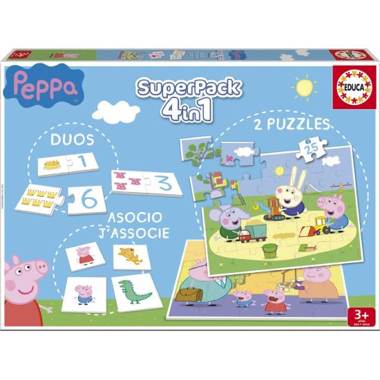 Puzzle Educa SuperPack Peppa Pig 2 x 25 peças