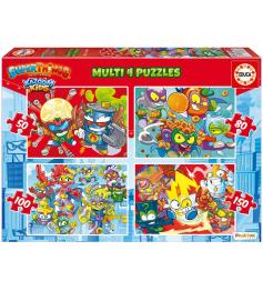 Puzzle multiprogressivo Educa Superthings 50+80+100+150 p