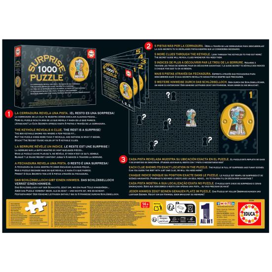 Puzzle Educa Surprise Knights Round Table 1000 Peças Puzzle Educa Surprise Knights Round Table 1000 Peças