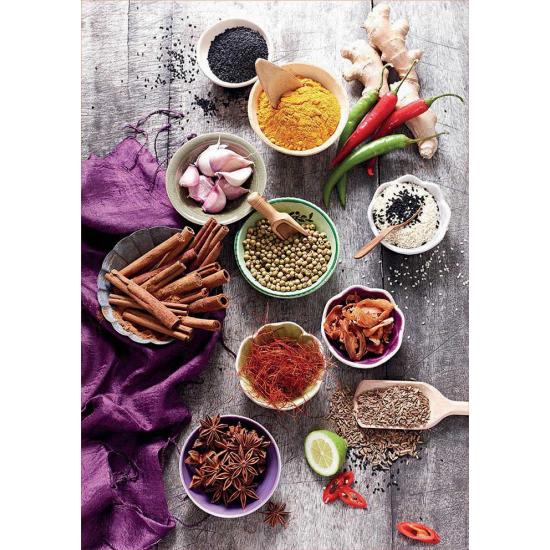 Puzzle Educa Variedade de Especiarias 1000 Peças