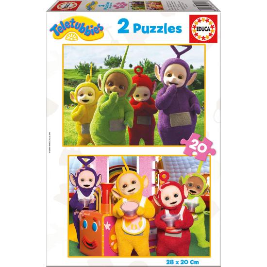 Puzzle Educa Teletubies 2 x 20 peças Puzzle Educa Teletubies 2 x 20 peças
