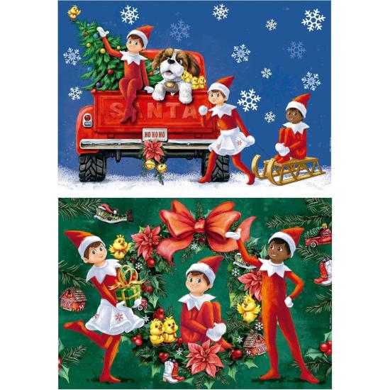 Puzzle Educa The Elf on the Shelf de 2 x 100 Peças