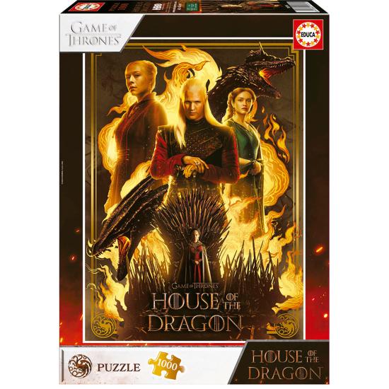Puzzle Educa The House of the Dragon de 1000 Peças Puzzle Educa The House of the Dragon de 1000 Peças
