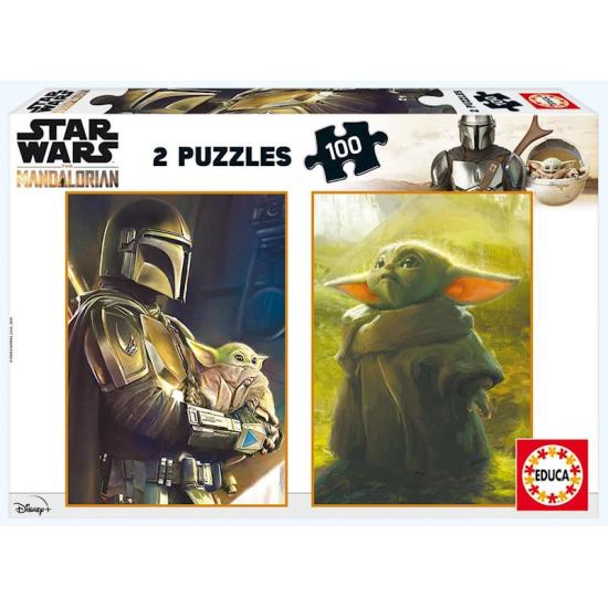 Educa Star Wars The Mandalorian Puzzle 2 x 100 peças