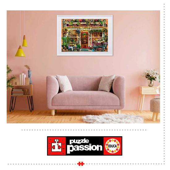 Puzzle Educa The Secret Garden de 1500 peças Puzzle Educa The Secret Garden de 1500 peças