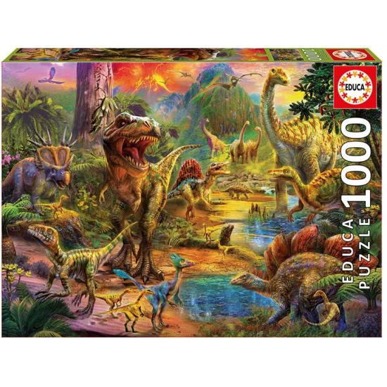 Puzzle Educa Dinosaur Land 1000 peças