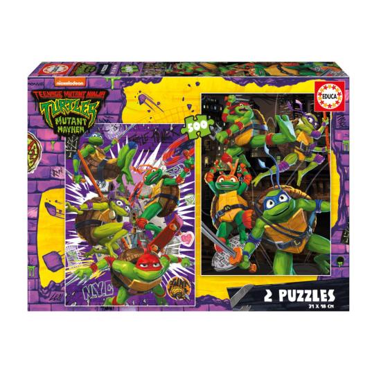 Puzzle Educa Tartarugas Ninja de 2 x 500 peças