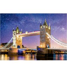 Puzzle Educa Tower Bridge Neon Effect 1000 peças