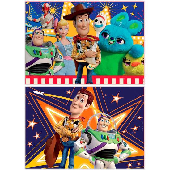 Puzzle Educa Toy Story 4 de 2 x 25 peças de madeira