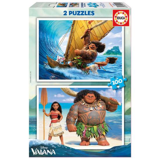 Puzzle Educa Vaiana 2 x 100 peças