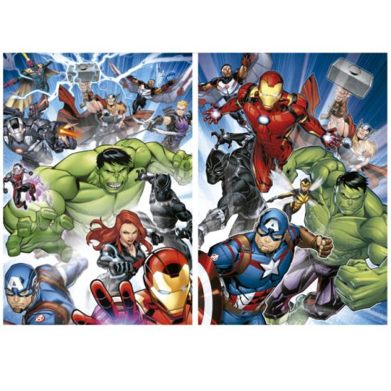 Puzzle Educa Avengers de 2 x 100 peças