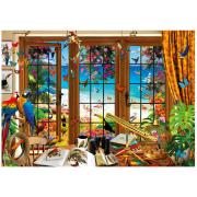 Puzzle Educa Window Bird Watcher 1500 peças