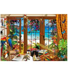 Puzzle Educa Window Bird Watcher 1500 peças