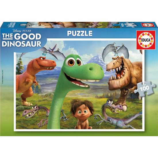 Puzzle Educa Journey of Arlo, Bons Dinossauros de 100 Peças