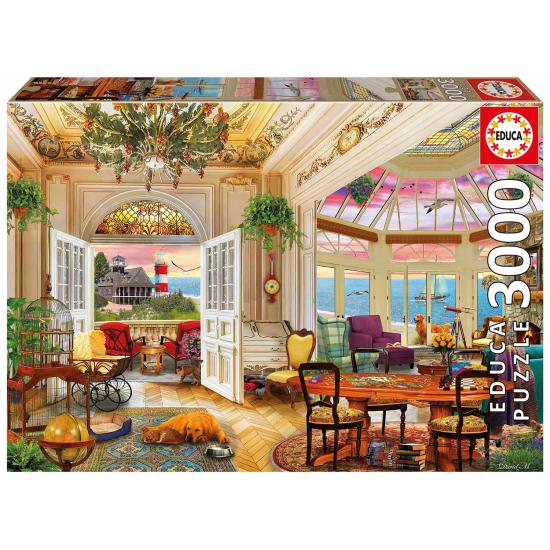 Puzzle Educa Vida na Costa 3000 Peças