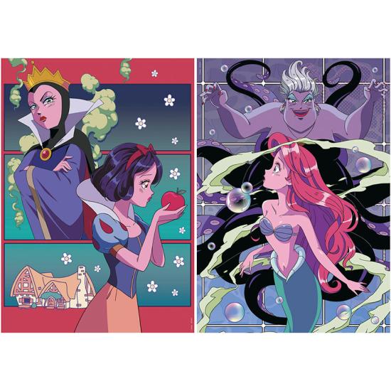 Puzzle Educa Disney Villains 2 x 500 peças