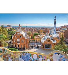 Puzzle Educa Vista de Barcelona do Parque Güell 1000 peças