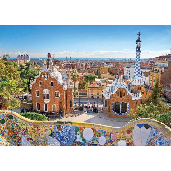 Puzzle Educa Vista de Barcelona do Parque Güell 1000 peças