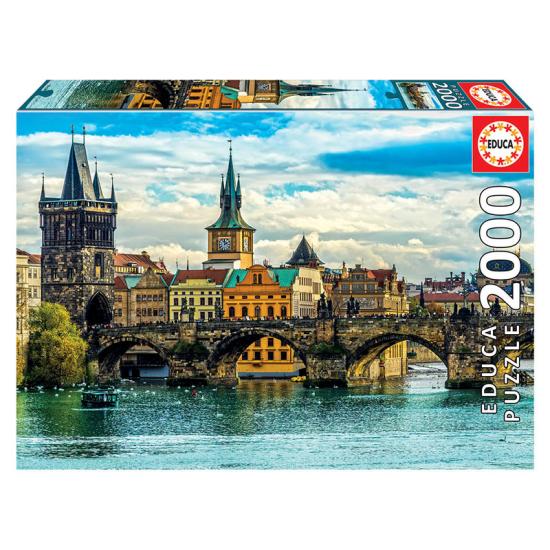 Puzzle Educa Vistas de Praga 2000 Peças