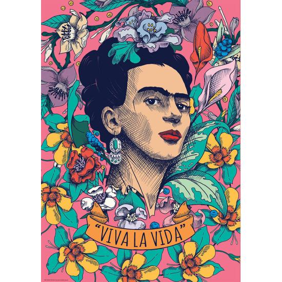 Puzzle Educa Viva la Vida, Frida Kahlo 500 peças Puzzle Educa Viva la Vida, Frida Kahlo 500 peças