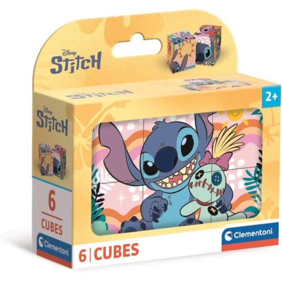 Puzzle Cubos Clementoni Disney Stitch de 6 Cubos