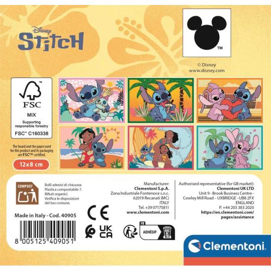 Puzzle Cubos Clementoni Disney Stitch de 6 Cubos