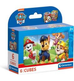 Puzzle Cubos Clementoni Paw Patrol de 6 Cubos