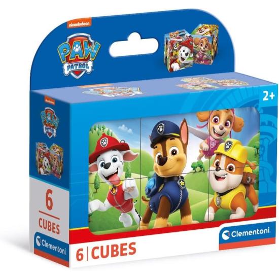 Puzzle Cubos Clementoni Paw Patrol de 6 Cubos