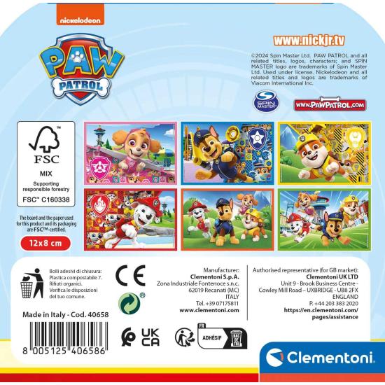 Puzzle Cubos Clementoni Paw Patrol de 6 Cubos