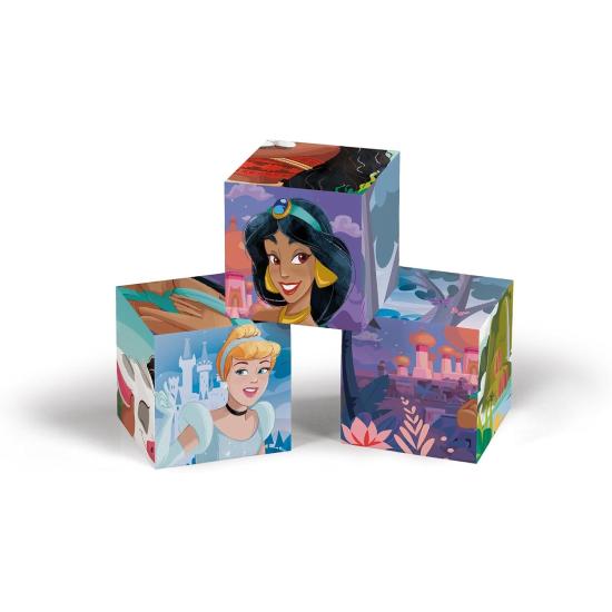 Puzzle Cubos Clementoni Disney Princess de 12 Cubos