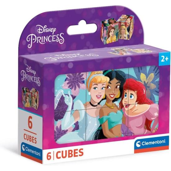Puzzle Cubos Clementoni Princesas Disney de 6 Cubos