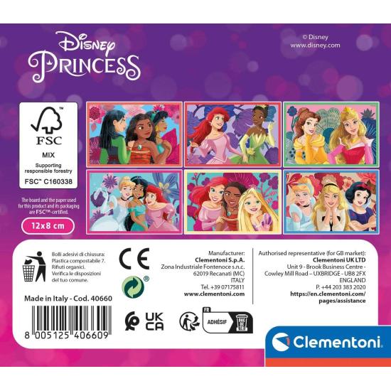 Puzzle Cubos Clementoni Princesas Disney de 6 Cubos
