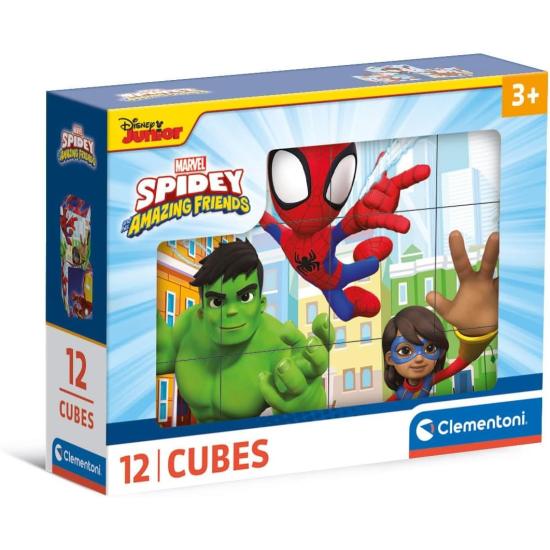 Puzzle Cubos Clementoni Spidey de 12 Cubos