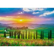 Puzzle Enjoy Nascer Do Sol Na Toscana de 1000 peças