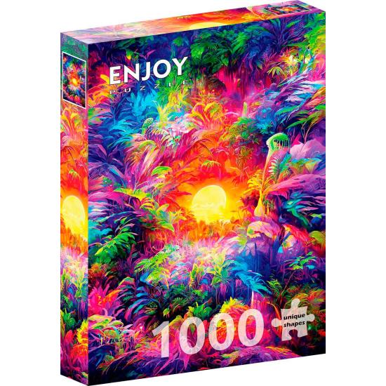 Puzzle Enjoy Arco -Íris Tropic de 1000 peças