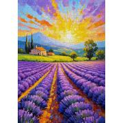 Puzzle Enjoy Pôr Do Sol Lavanda de 1000 peças