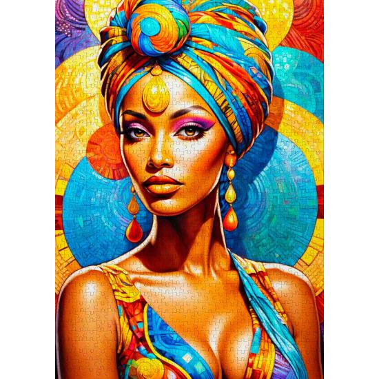 Puzzle Enjoy Beleza Africana de 1000 peças