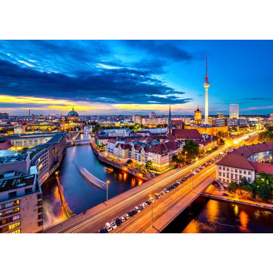 Puzzle Enjoy Berlim à Noite de 1000 Peças
