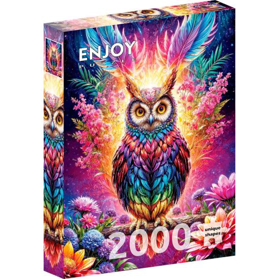 Puzzle Enjoy Coruja Neon de 2000 peças