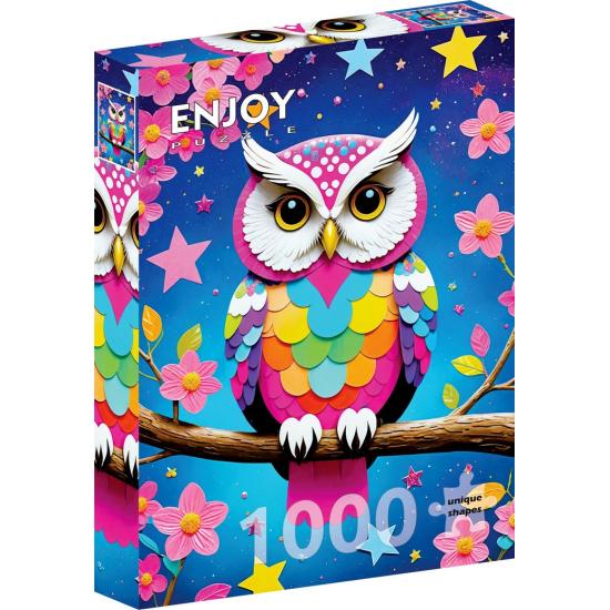 Puzzle Enjoy Coruja Estrelada de 1000 peças