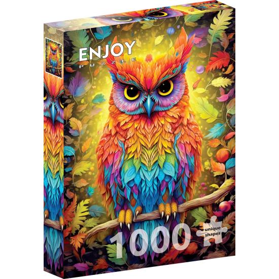Puzzle Enjoy Coruja De Outonal de 1000 peças