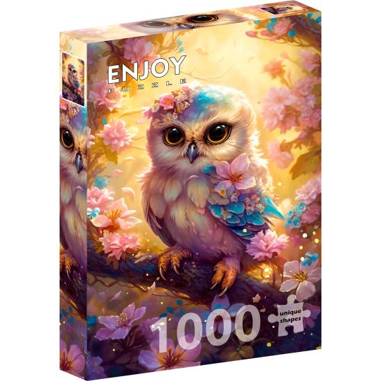 Puzzle Enjoy Coruja Fofa de 1000 peças
