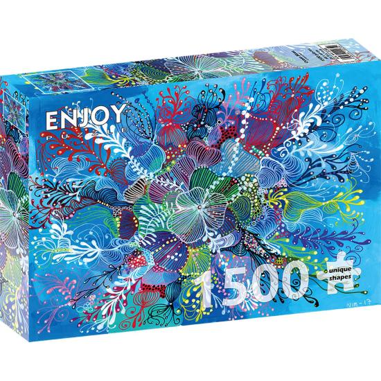 Puzzle Enjoy Azul do Oceano de 1500 peças Puzzle Enjoy Azul do Oceano de 1500 peças