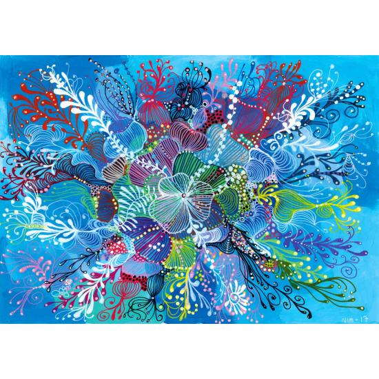 Puzzle Enjoy Azul do Oceano de 1500 peças Puzzle Enjoy Azul do Oceano de 1500 peças