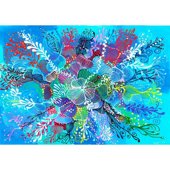 Puzzle Enjoy Azul do Oceano de 2000 peças Puzzle Enjoy Azul do Oceano de 2000 peças