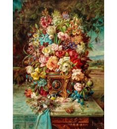 Puzzle Aprecie a Natureza Morta das Flores com Tit 1000 P