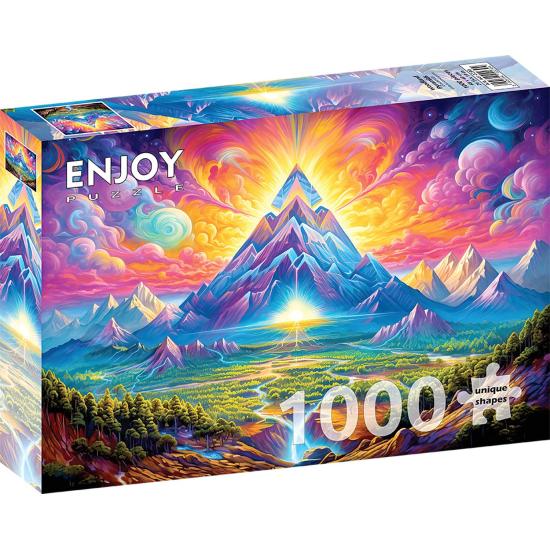 Puzzle Enjoy Floresta Pirâmides de 1000 peças Puzzle Enjoy Floresta Pirâmides de 1000 peças